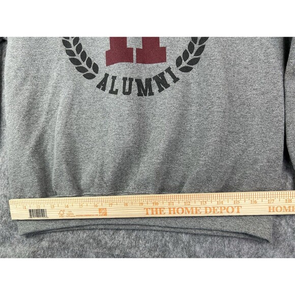 Harry Potter Hogwarts Alumni Crewneck Gray Sweatshirt Men's Medium - Picture 7 of 8